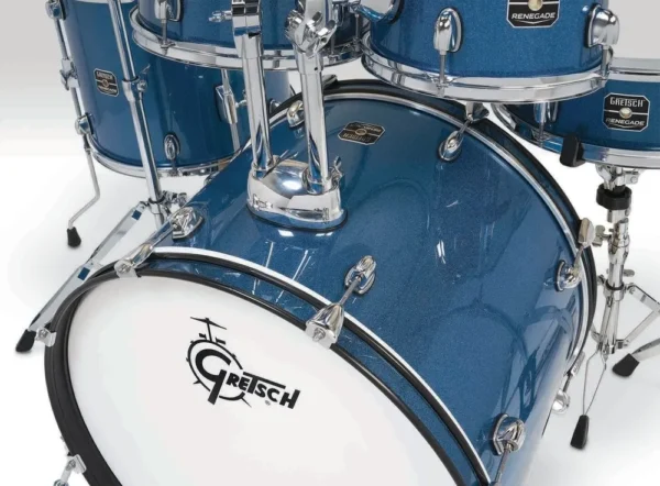 GRETSCH Drumset Renegade 20" BD Blue sparkle - immagine 2