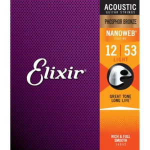 ELIXIR Nanoweb 16052 Light Phosphor Bronze
