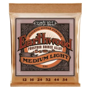 Ernie Ball - 2146 Earthwood Phosphor Bronze Medium Light 12-54