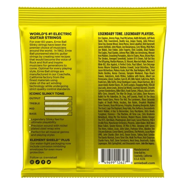 ERNIE BALL 2627 Beefy Slinky Nickel Wound 11-54 - immagine 2