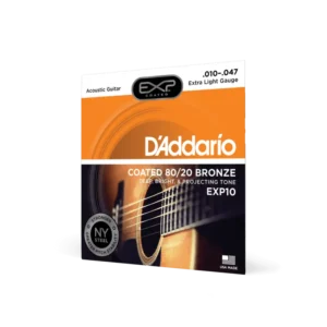 D'ADDARIO EXP10 Coated 80/20 Bronze Extra light 010-047