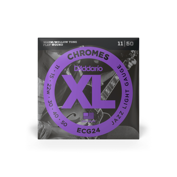 D'ADDARIO ECG24 Chromes Jazz Light