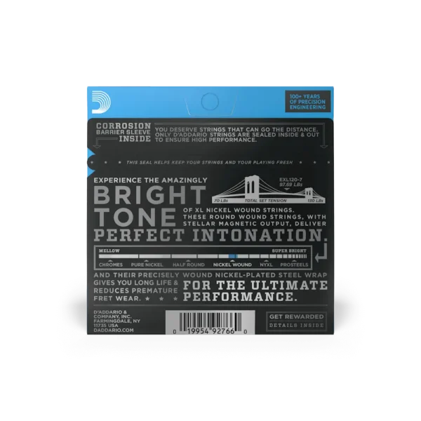 D'ADDARIO EXL120-7 Super Light - immagine 2