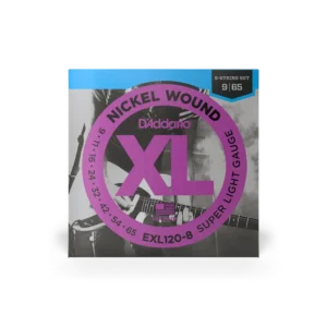 D'ADDARIO EXL120-8 Nickel Wound - 8 String Super Light