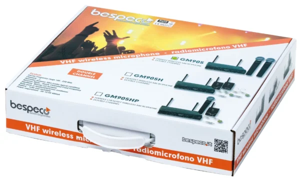 BESPECO GM905R Doppio radiomicrofono VHF palmare - immagine 4
