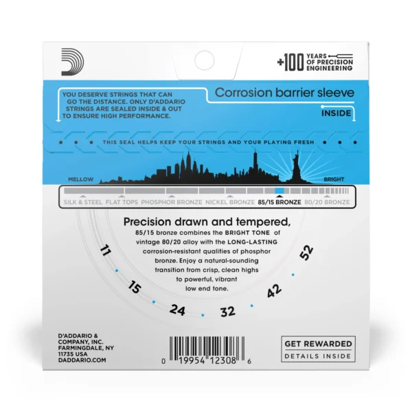 D'ADDARIO EZ910 85/15 Bronze 011-052 - immagine 3